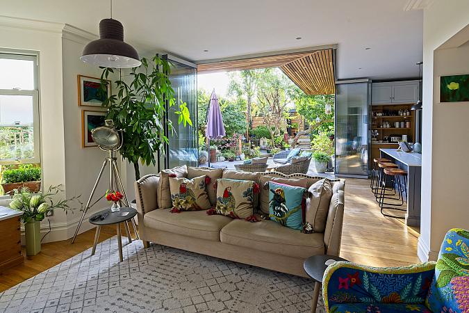 Energy Efficient Open Corner Glass Bifold Patio Doors