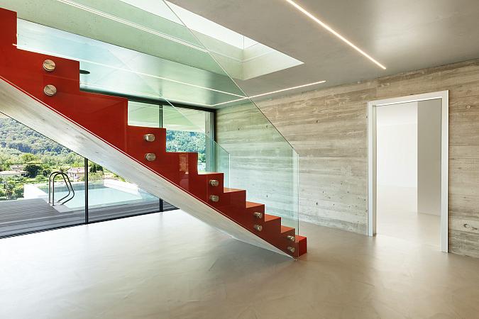 Frameless Glass Balustrade For Staircases
